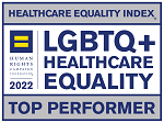 lgbtq healthcare equality logo award top performer