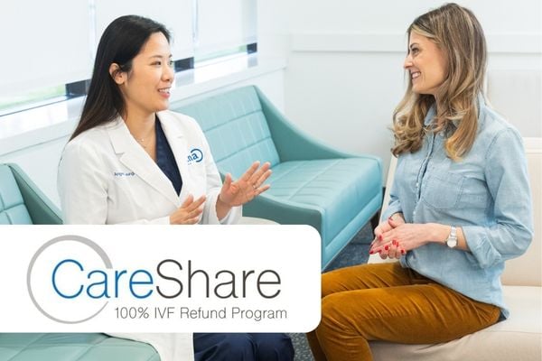 rma new jersey patient discussing ivf refund guarantee program called careshare