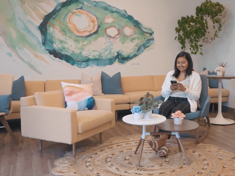 RMA SAN DIEGO PEARL MINI IVF INTERIOR OFFICE FERTILTIY CLINIC patient