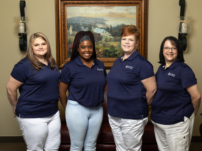 reproductive care center front desk staff