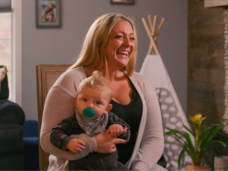 rma ivf clinic patient with baby